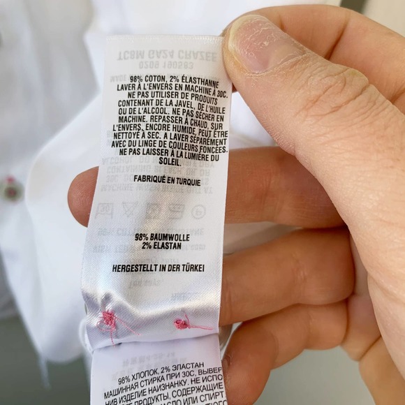 Ted Baker London Crazee White Button Down Shirt 7 - Picture 13 of 15